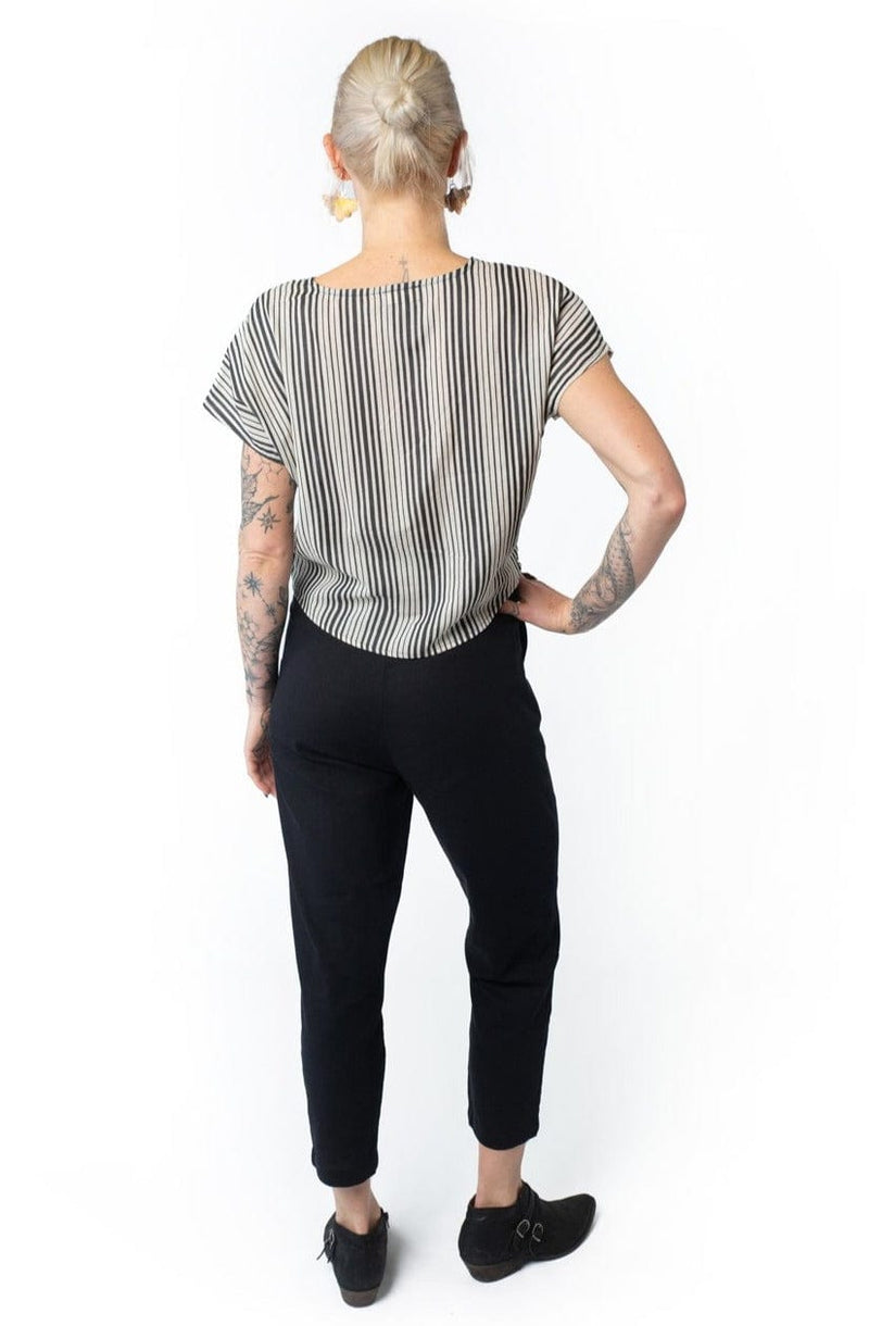 Field Day Top Dolman Top in Cotton Stripe