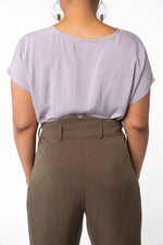 Field Day Top Dolman Top in Lavender Challis