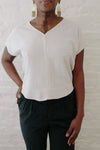 Field Day Top Dolman Top in Oat Linen