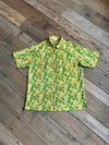 Field Day Top Unisex Button Up in Lemon Wood Sorrel